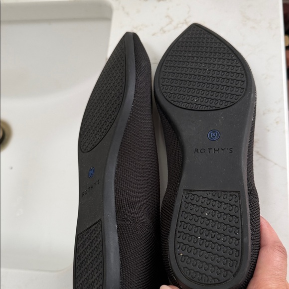 Rothy's Black and Blue Women's Flats - Picture 5 of 5